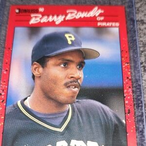 Donruss Barry Bonds Baseball Trading Card - Multiple Errors..